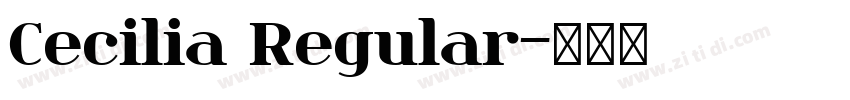 Cecilia Regular字体转换